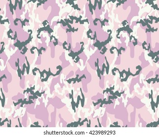 Fashionable camouflage pattern, vector illustration.Millatry print .Seamless vector wallpaper
