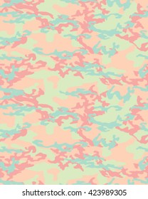 Fashionable camouflage pattern, vector illustration.Millatry print .Seamless vector wallpaper
