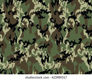Fashionable camouflage pattern, vector illustration.Millatry print .Seamless vector wallpaper
