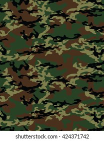 Fashionable camouflage pattern, vector illustration.Millatry print .Seamless vector wallpaper
