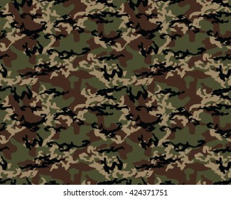 Fashionable camouflage pattern, vector illustration.Millatry print .Seamless vector wallpaper
