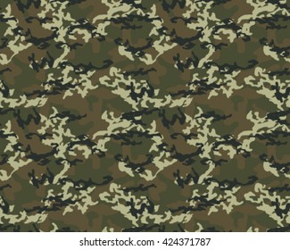 Fashionable camouflage pattern, vector illustration.Millatry print .Seamless vector wallpaper