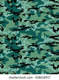 Fashionable camouflage pattern, vector illustration.Millatry print .Seamless vector wallpaper
