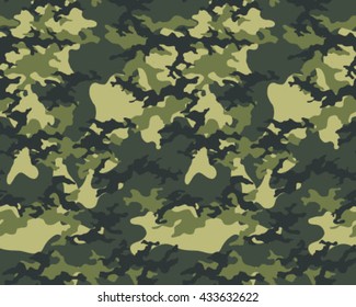 Fashionable camouflage pattern, vector illustration.Millatry print .Seamless vector wallpaper