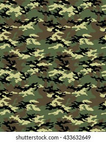Fashionable camouflage pattern, vector illustration.Millatry print .Seamless vector wallpaper
