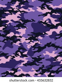 Fashionable camouflage pattern, vector illustration.Millatry print .Seamless vector wallpaper