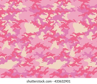 Fashionable camouflage pattern, vector illustration.Millatry print .Seamless vector wallpaper