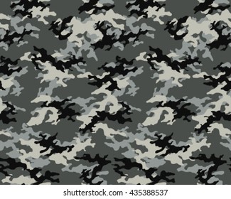 Fashionable camouflage pattern, vector illustration.Millatry print .Seamless vector wallpaper

