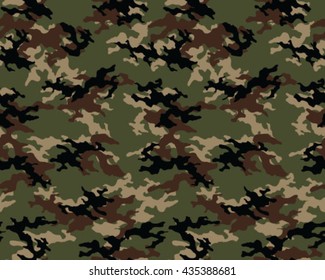 Fashionable camouflage pattern, vector illustration.Millatry print .Seamless vector wallpaper