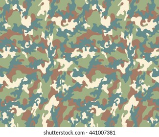 Fashionable camouflage pattern, vector illustration.Millatry print .Seamless vector wallpaper
