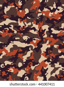 Fashionable camouflage pattern, vector illustration.Millatry print .Seamless vector wallpaper
