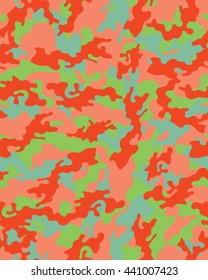 Fashionable camouflage pattern, vector illustration.Millatry print .Seamless vector wallpaper
