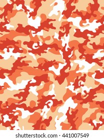 Fashionable camouflage pattern, vector illustration.Millatry print .Seamless vector wallpaper
