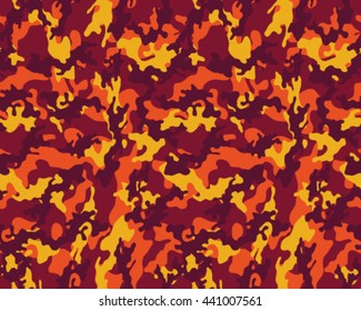 Fashionable camouflage pattern, vector illustration.Millatry print .Seamless vector wallpaper
