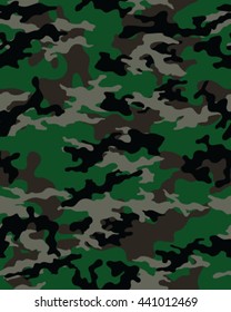 Fashionable camouflage pattern, vector illustration.Millatry print .Seamless vector wallpaper
