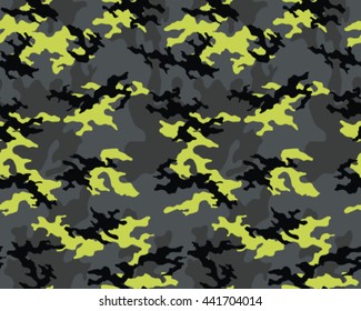 Fashionable camouflage pattern, vector illustration.Millatry print .Seamless vector wallpaper