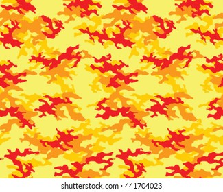 Fashionable camouflage pattern, vector illustration.Millatry print .Seamless vector wallpaper