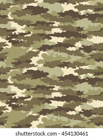 Fashionable camouflage pattern, vector illustration.Millatry print .Seamless vector wallpaper