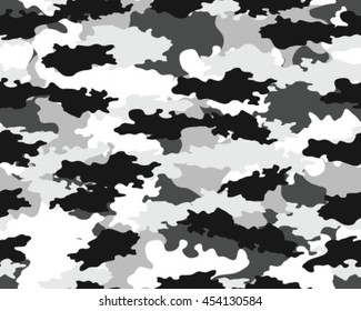 Fashionable camouflage pattern, vector illustration.Millatry print .Seamless vector wallpaper