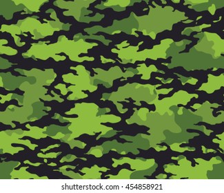 Fashionable camouflage pattern, vector illustration.Millatry print .Seamless vector wallpaper
