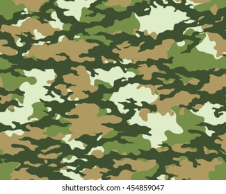 Fashionable camouflage pattern, vector illustration.Millatry print .Seamless vector wallpaper