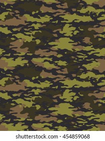 Fashionable camouflage pattern, vector illustration.Millatry print .Seamless vector wallpaper