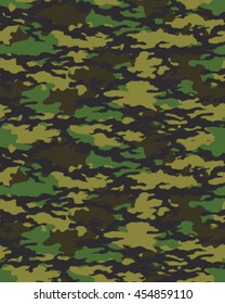 Fashionable camouflage pattern, vector illustration.Millatry print .Seamless vector wallpaper