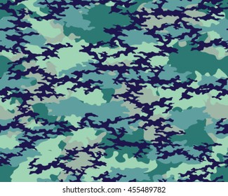 Fashionable camouflage pattern, vector illustration.Millatry print .Seamless vector wallpaper