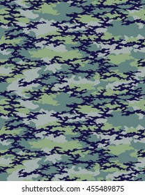 Fashionable camouflage pattern, vector illustration.Millatry print .Seamless vector wallpaper