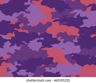Fashionable camouflage pattern, vector illustration.Millatry print .Seamless vector wallpaper
