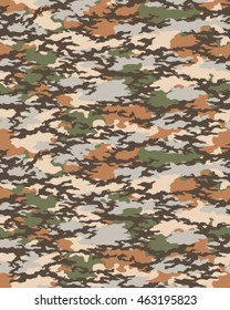 Fashionable camouflage pattern, vector illustration.Millatry print .Seamless vector wallpaper