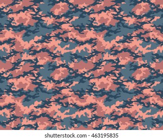 Fashionable camouflage pattern, vector illustration.Millatry print .Seamless vector wallpaper