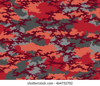 Fashionable camouflage pattern, vector illustration.Millatry print .Seamless vector wallpaper