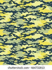 Fashionable camouflage pattern, vector illustration.Millatry print .Seamless vector wallpaper