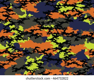 Fashionable camouflage pattern, vector illustration.Millatry print .Seamless vector wallpaper