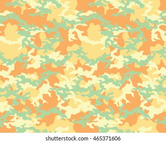 Fashionable camouflage pattern, vector illustration.Millatry print .Seamless vector wallpaper