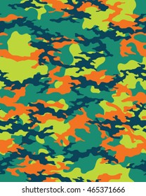 Fashionable camouflage pattern, vector illustration.Millatry print .Seamless vector wallpaper

