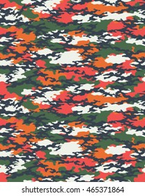 Fashionable camouflage pattern, vector illustration.Millatry print .Seamless vector wallpaper