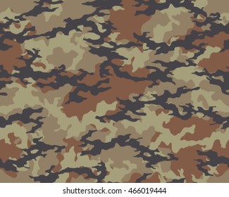 Fashionable camouflage pattern, vector illustration.Millatry print .Seamless vector wallpaper
