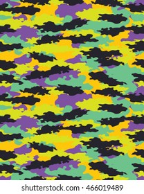 Fashionable camouflage pattern, vector illustration.Millatry print .Seamless vector wallpaper
