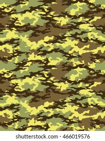 Fashionable camouflage pattern, vector illustration.Millatry print .Seamless vector wallpaper
