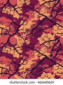 Fashionable camouflage pattern, vector illustration.Millatry print .Seamless vector wallpaper