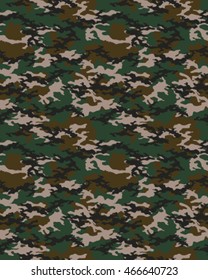 Fashionable camouflage pattern, vector illustration.Millatry print .Seamless vector wallpaper