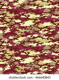 Fashionable camouflage pattern, vector illustration.Millatry print .Seamless vector wallpaper