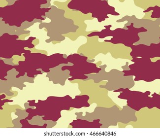 Fashionable camouflage pattern, vector illustration.Millatry print .Seamless vector wallpaper