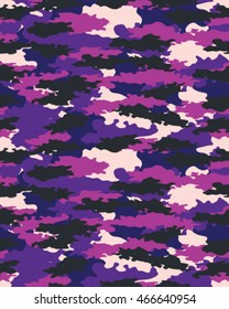 Fashionable camouflage pattern, vector illustration.Millatry print .Seamless vector wallpaper