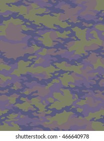 Fashionable camouflage pattern, vector illustration.Millatry print .Seamless vector wallpaper