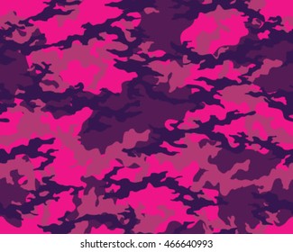 Fashionable camouflage pattern, vector illustration.Millatry print .Seamless vector wallpaper