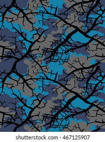 Fashionable camouflage pattern, vector illustration.Millatry print .Seamless vector wallpaper