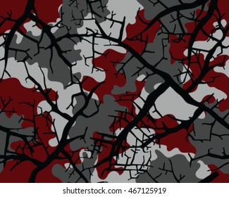 Fashionable camouflage pattern, vector illustration.Millatry print .Seamless vector wallpaper